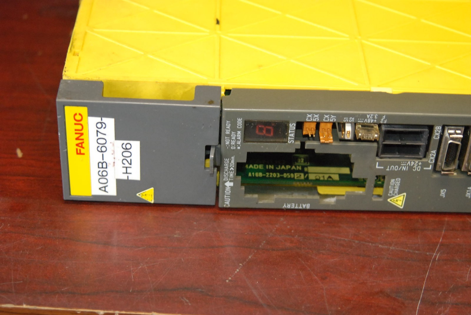 FANUC  A06B-6079-H206, Servo Drive, Removed from working machine