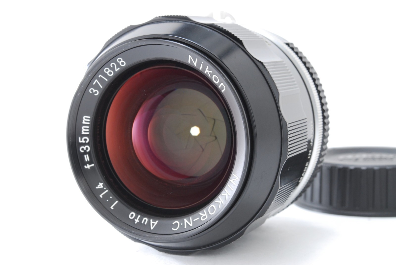 ニッコール N・Cオート35mmf1.4 Near MINT ] Nikon NIKKOR-N.C Auto 35mm f1.4 Ai Converted