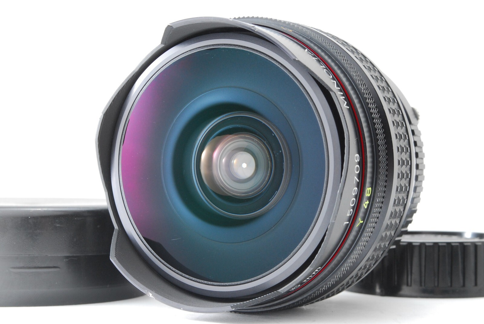 NEAR MINT] MINOLTA MC FISH EYE ROKKOR OK 16mm F2.8 MF Lens