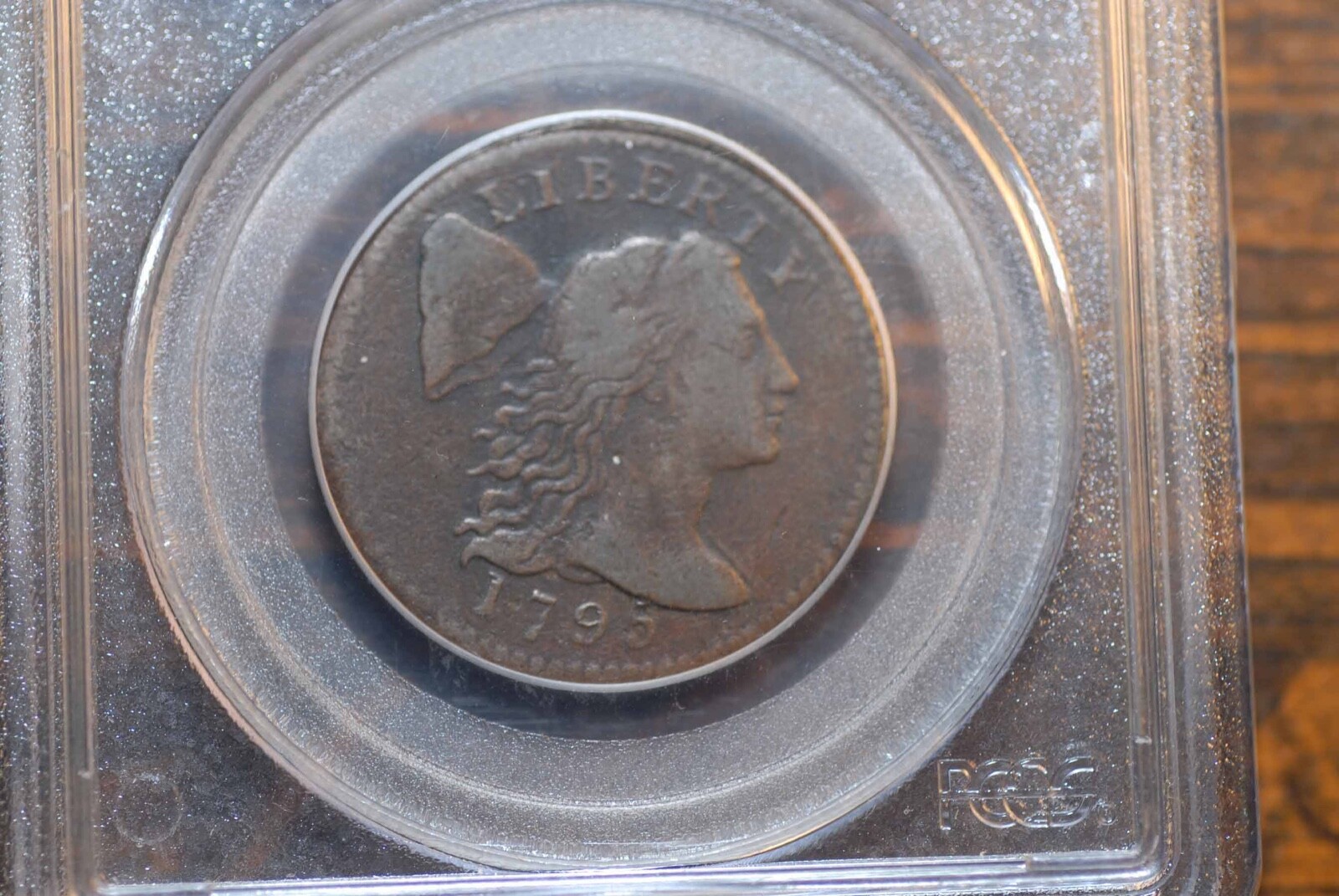 1795 Flowing Hair Cent, Plain Edge, PCGS VF20