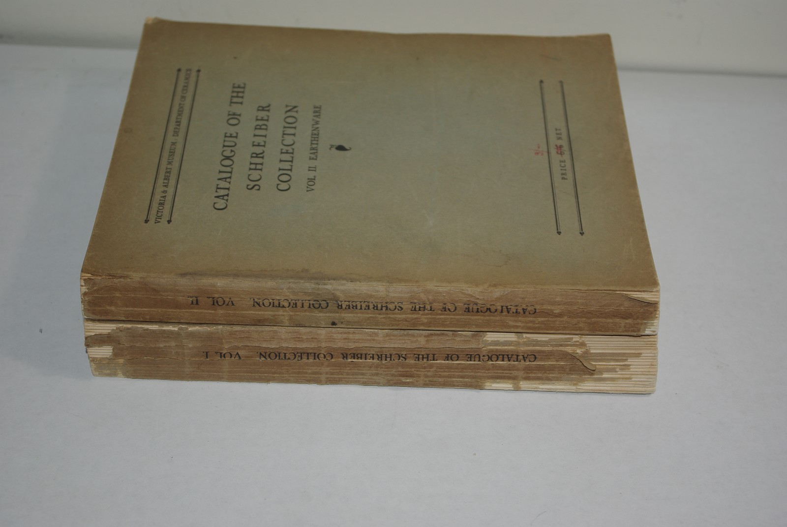 1931 Catalog of the Schreiber Collection Vol I II Victoria & Albert Museum