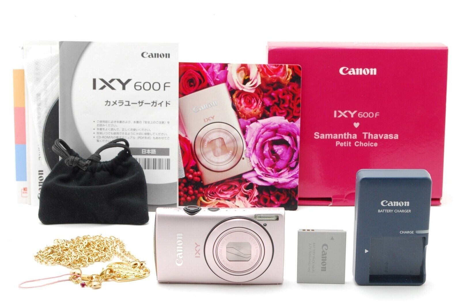 Rare! [MINT] Canon IXY 600F Pink Samantha Thavasa Limited