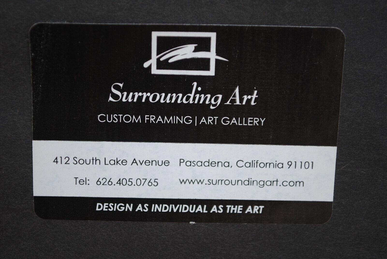 Contemporary impressionist painting of a patio table scene nicely framed signed