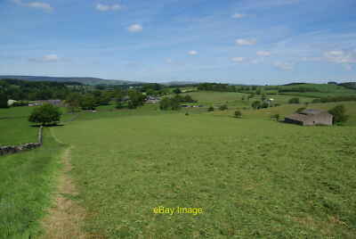 Photo 12x8 Freshly cut grass above Easington Two tractors are currently in c2011