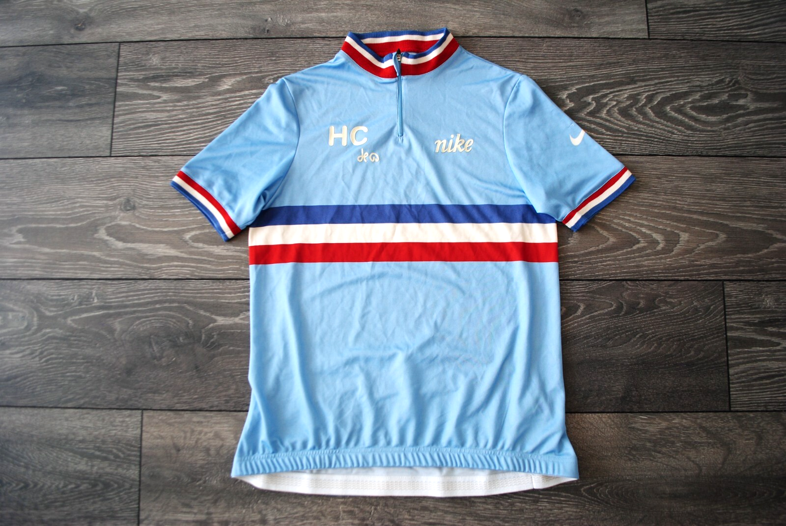 NIKE HC TOUR DE FRANCE 2006 TRICOLORE CYCLING SHIRT JERSEY