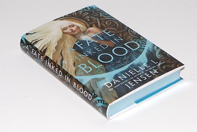 A Fate Inked In Blood by Danielle Jensen US First Print Run Sprayed Foil Edges
