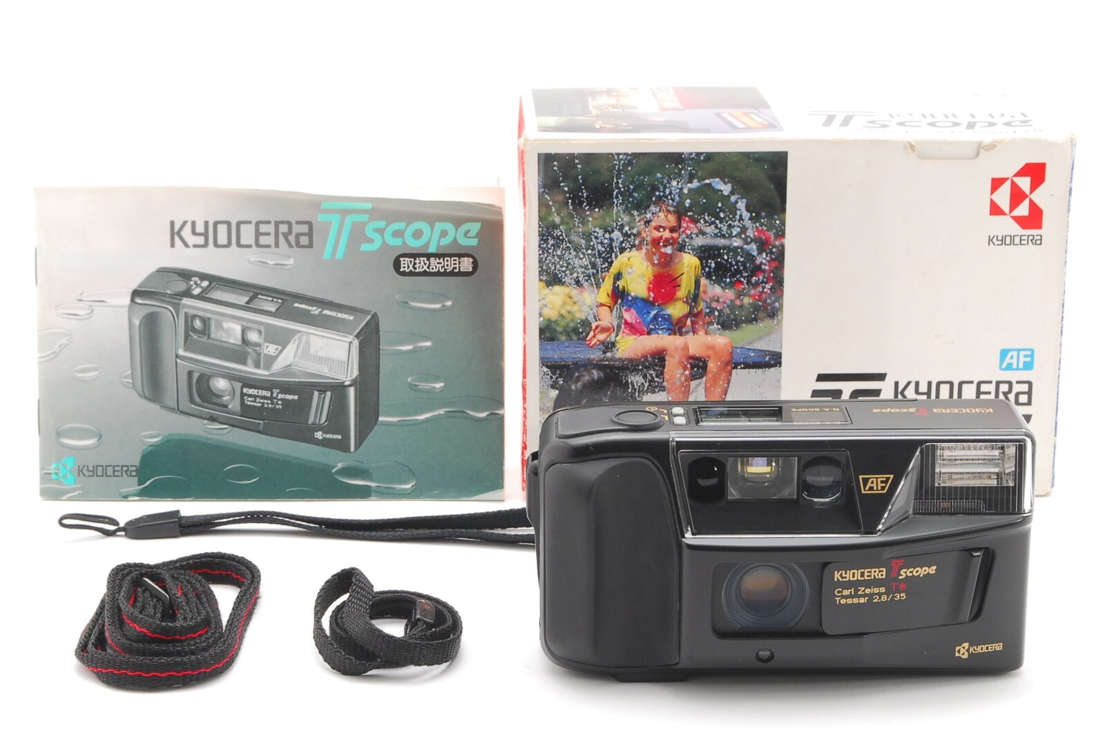 Mint] KYOCERA T Scope Carl Zeiss Tessar 35mm F2.8 compact