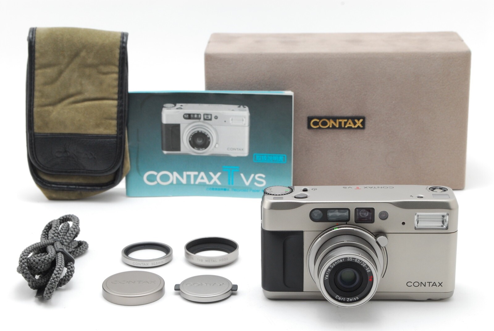 MINT in Box】CONTAX TVS Carl Zeiss Lens Point & Shoot 35mm