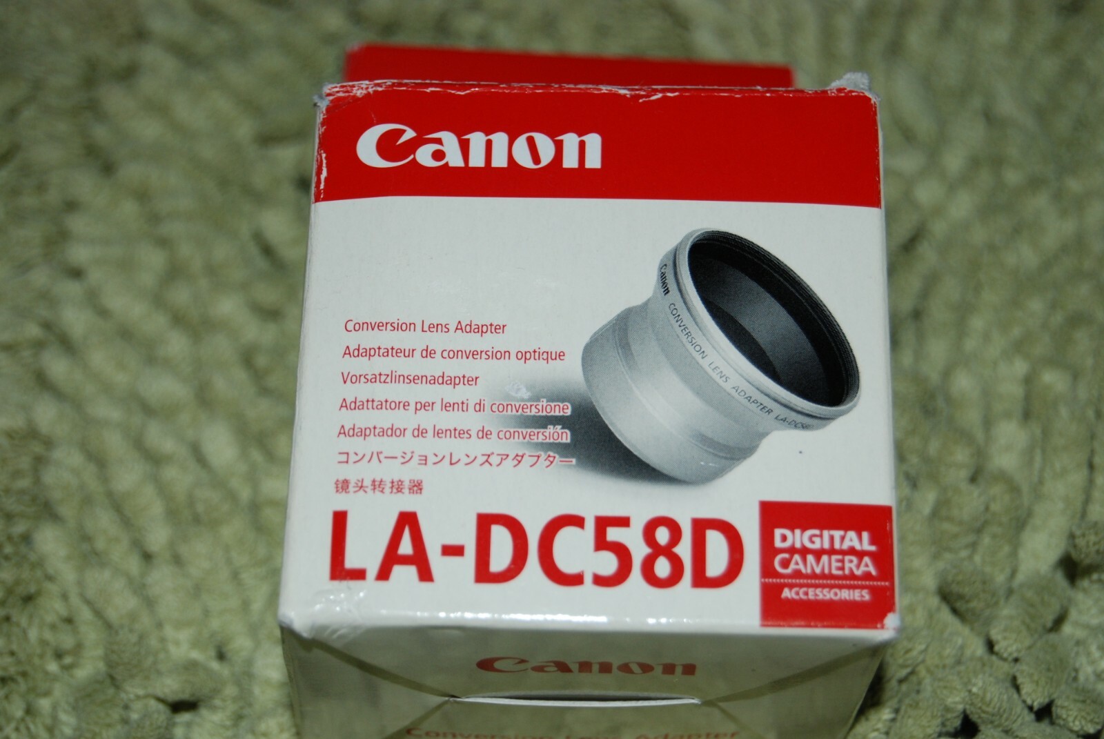 Canon LA-DC58D Conversion Lens Adapter  NOS