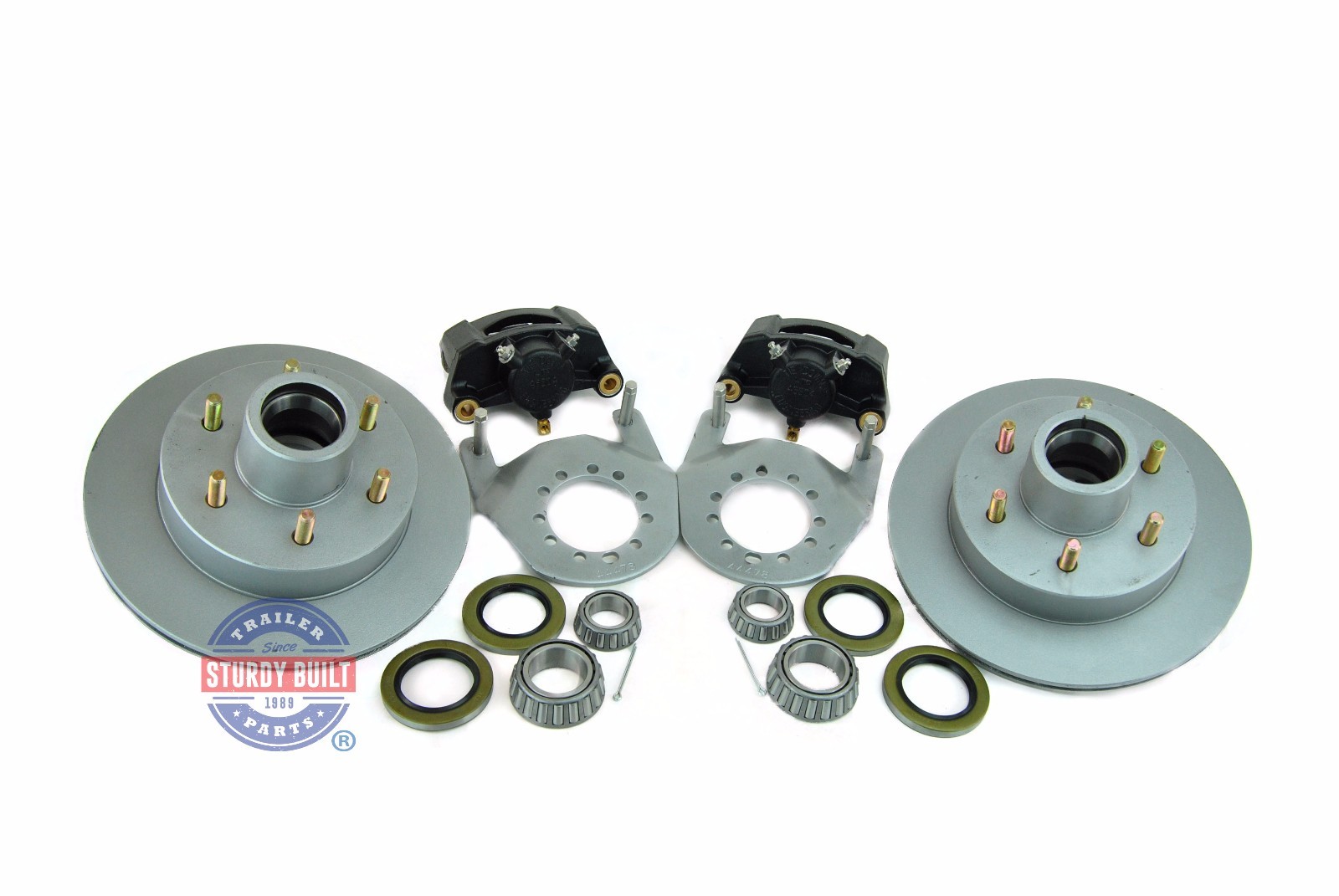 Tie Down Eng Disc Brake Kit 12 in Vented Boat Trailer 6 Lug Aluminum