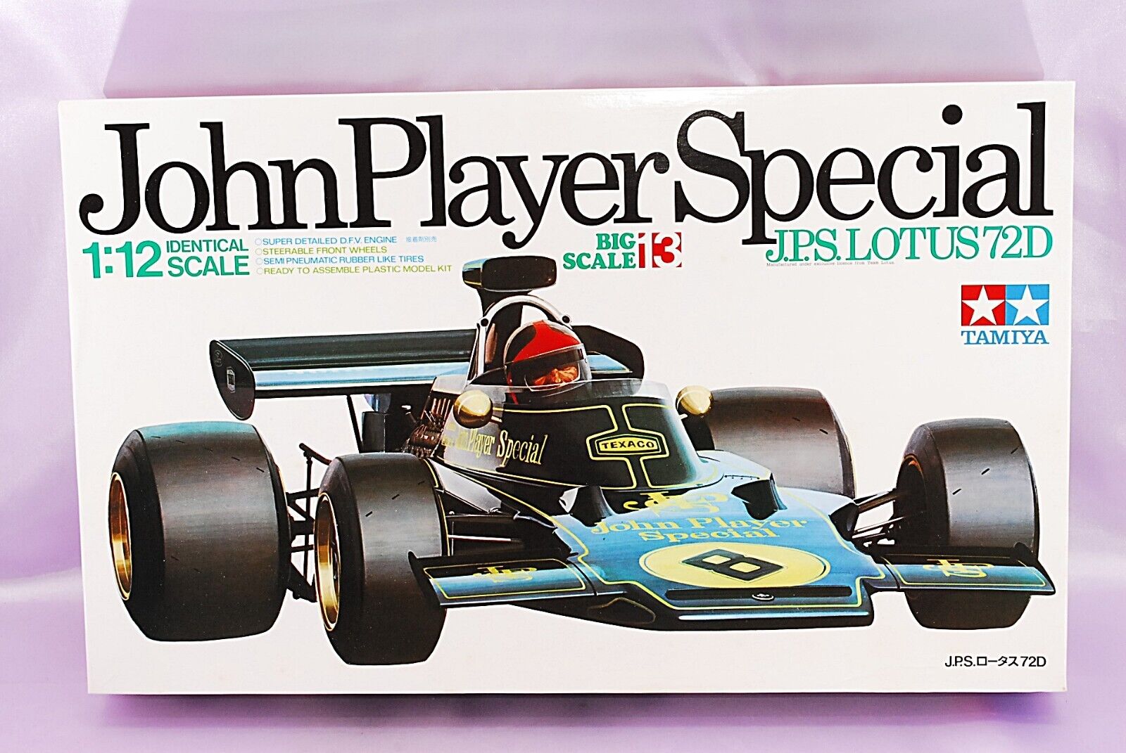 TAMIYA 1/12 John Player Special J.P.S. LOTUS 72D F1 Car TAMIYA 1/12 John Player Special J.P.S. LOTUS 72D F1 Car