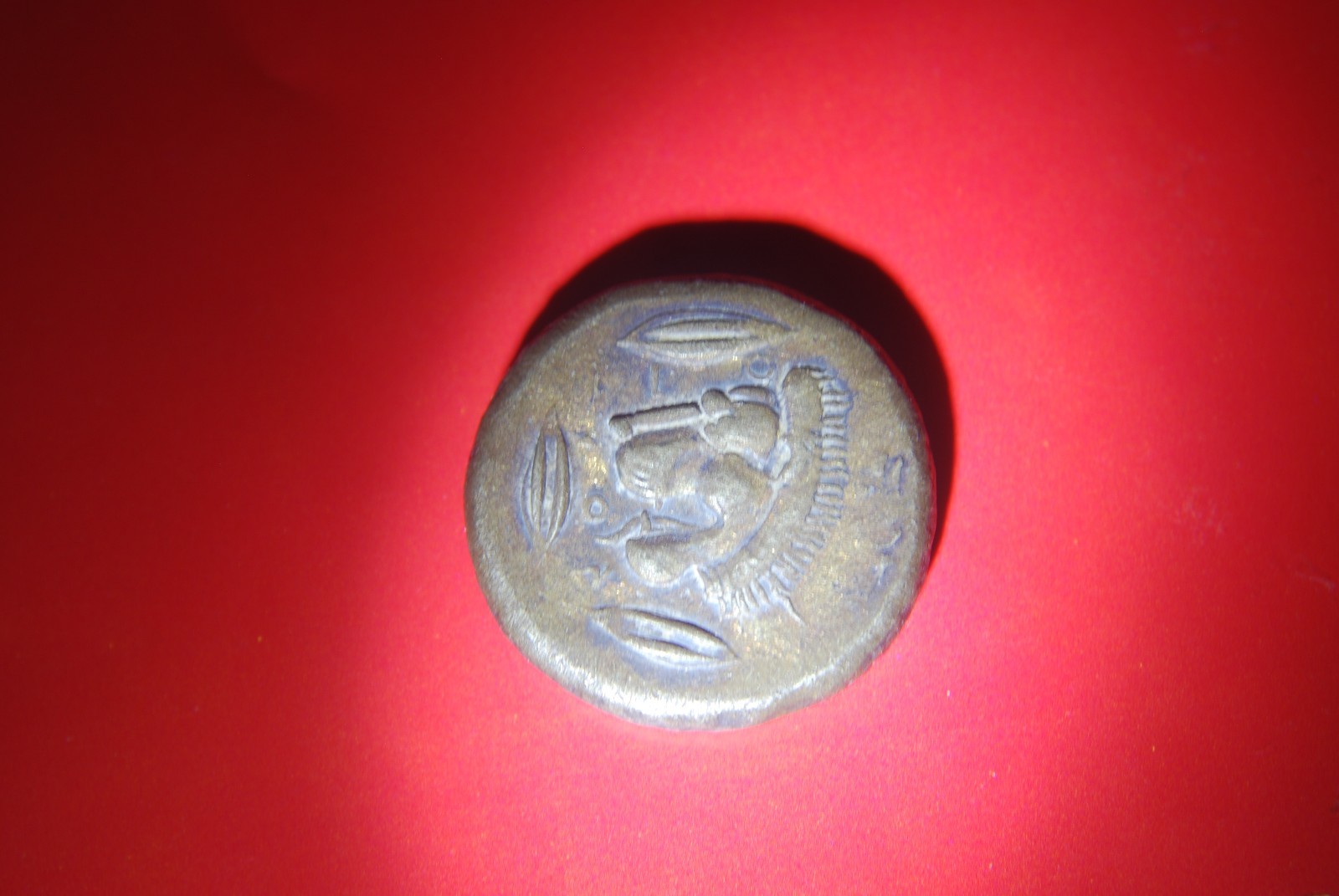 SICILY: LEONTINI 450 BC Authentic Ancient Greek  Coin