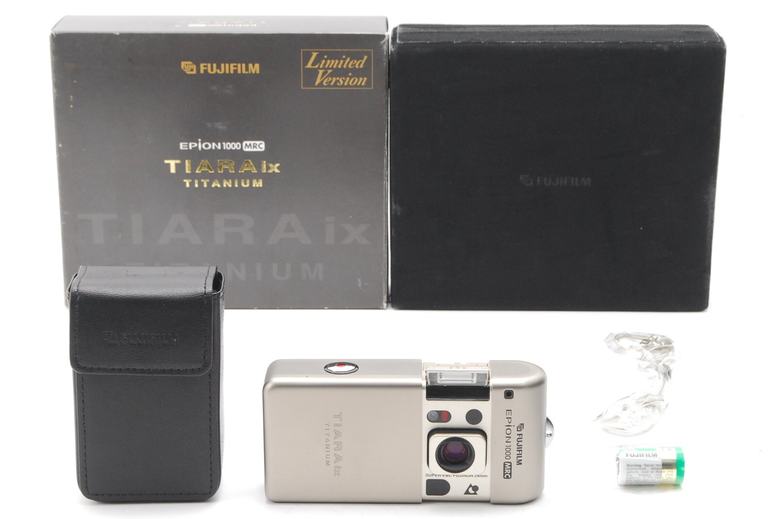 未使用FUJIFILM EPION 1000 MRC TIARAix NEAR MINT] Fuji Epion 1000 MRC Tiara ix Titanium APS Film