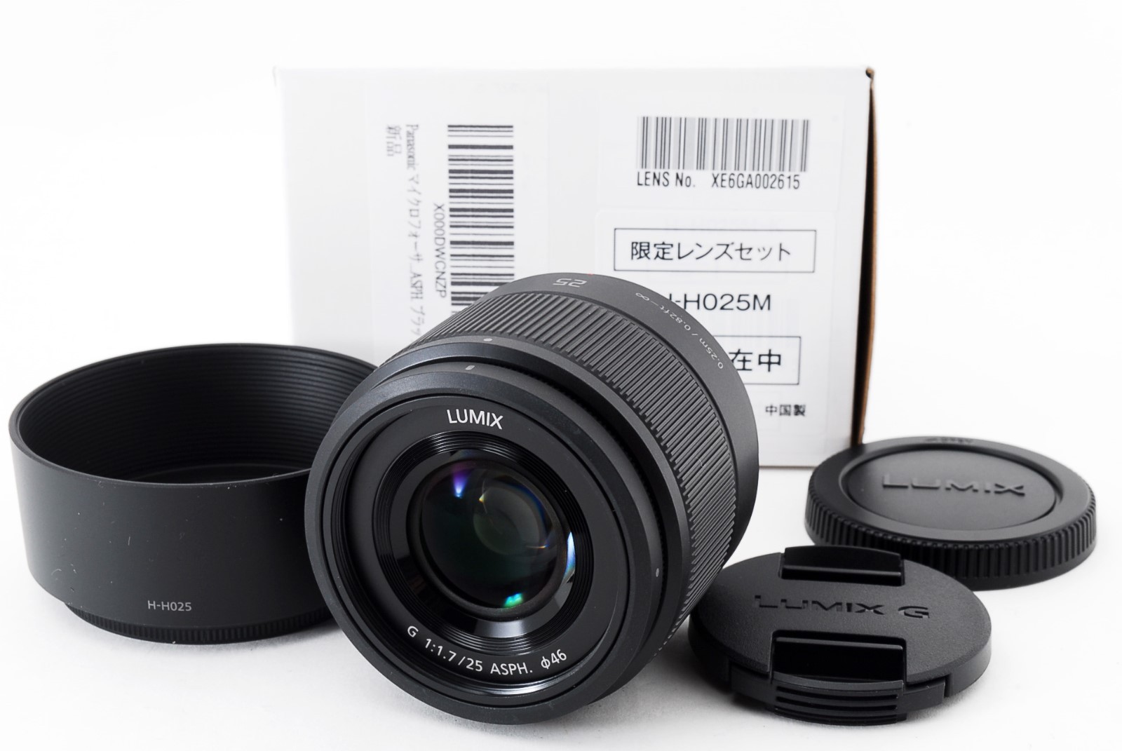 【ほぼ新品】Panasonic LUMIX G 25mm F1.7 H-H025 Amazon.com : Panasonic Lumix 25mm F1.7 | H-H025E-K Prime