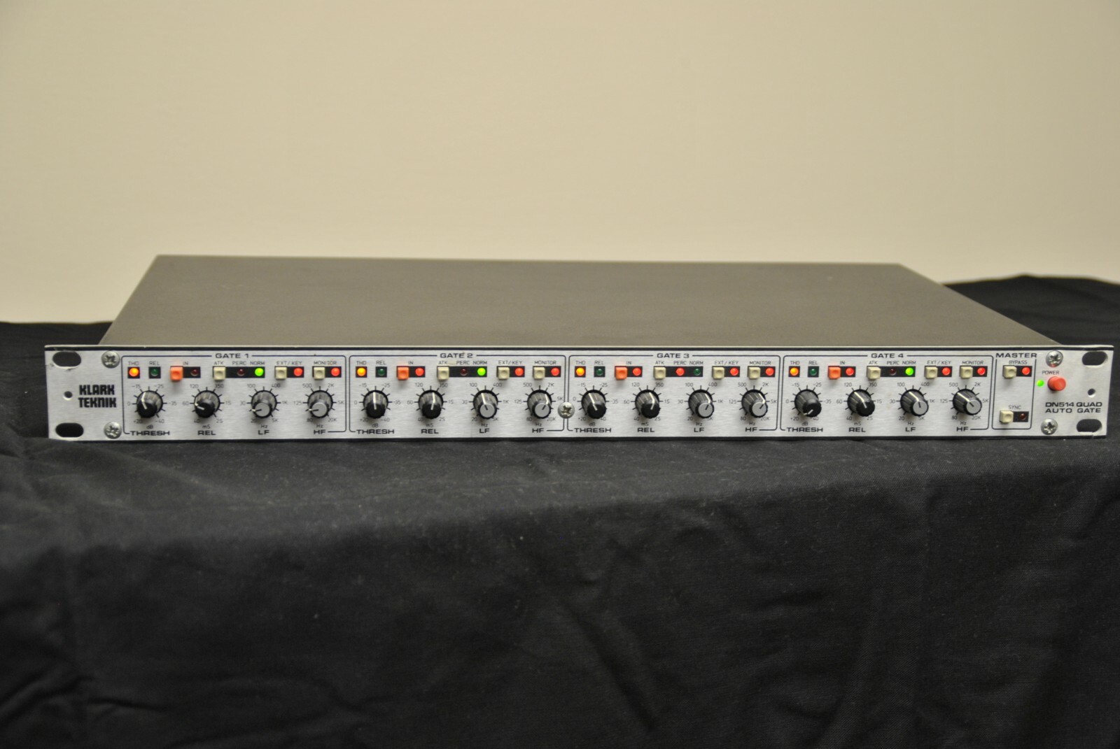 KLARK TEKNIK DN514 - 4 CH QUAD AUTO NOISE GATE RACK MOUNT | eBay