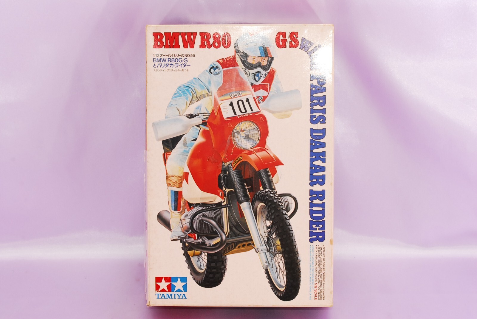 TAMIYA 1/12 BMW R80 G/S with Paris-Dakar Rider Model Kit