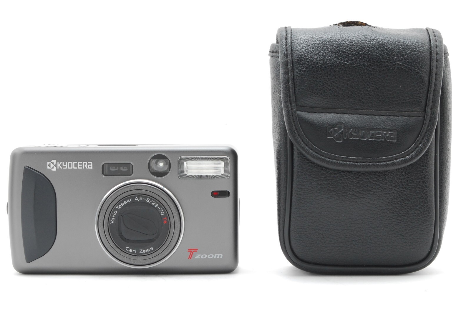 美品 KYOCERA キョーセラ T zoom 4.5-8/28-70 UNUSED w/Case] Kyocera T Zoom Point & Shoot 35mm Film Camera