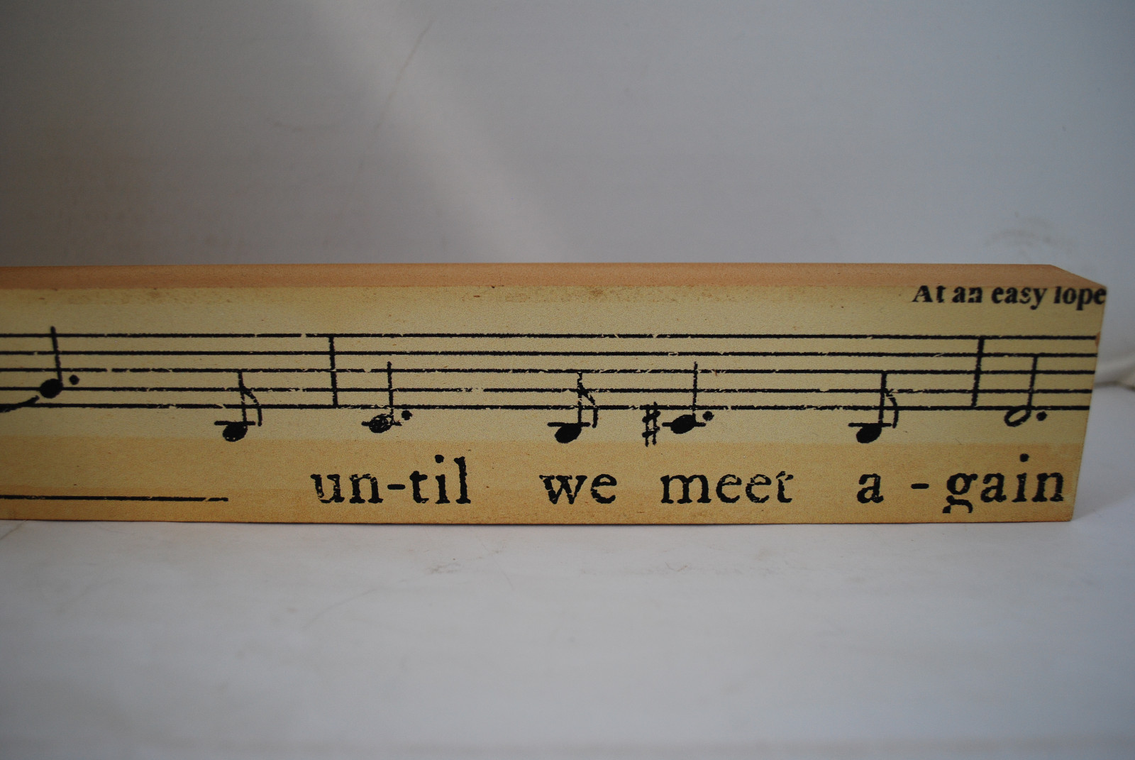 Roy Rogers Happy Trails Song Musical Notes Wooden Wall Hanging Danielson Designs