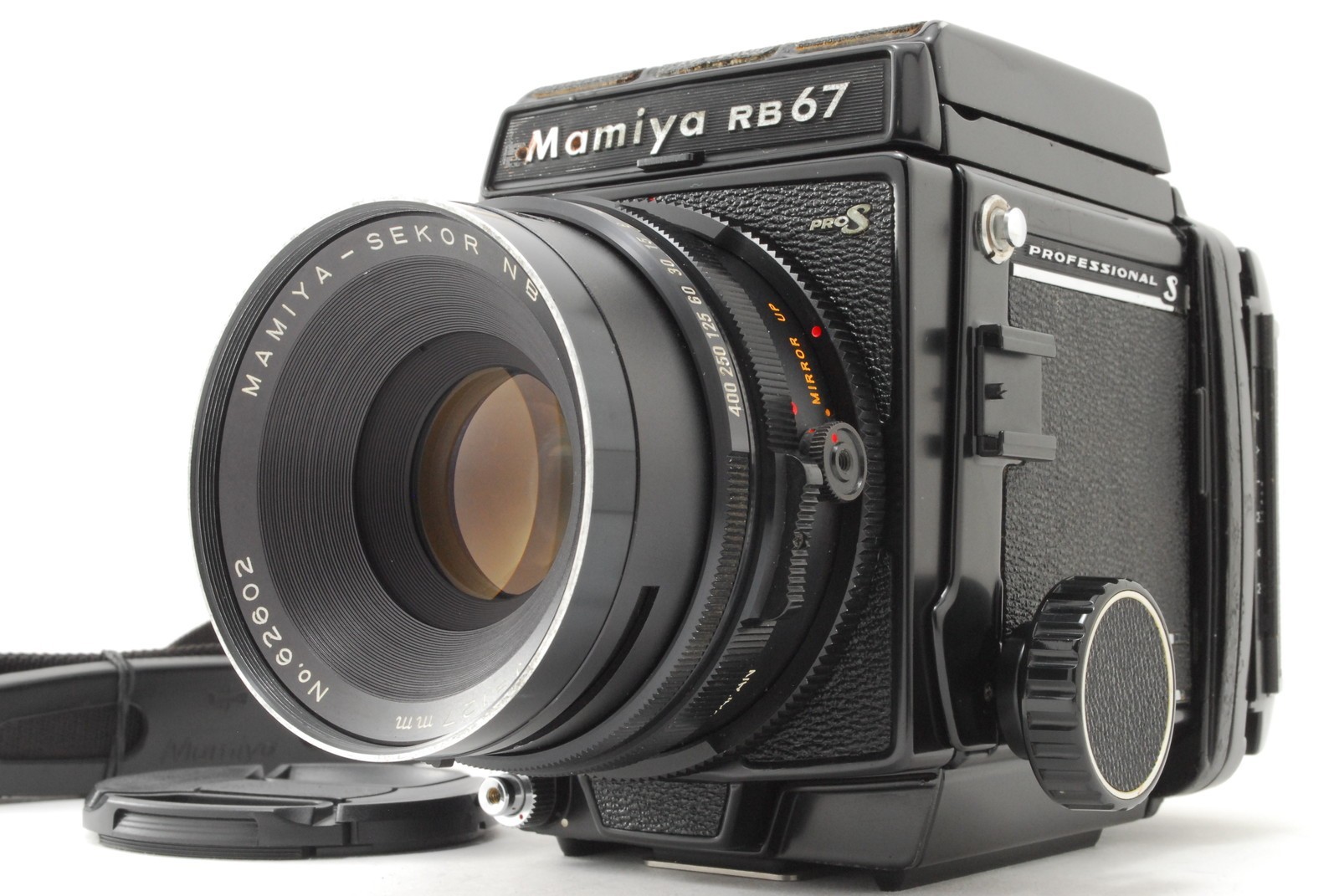 【良品】MAMIYA RB67 Pro SD 127mm 1:3.8 完動品 Mamiya RB67 Pro S w/ Sekor C 127mm F/3.8 with Hood & 120