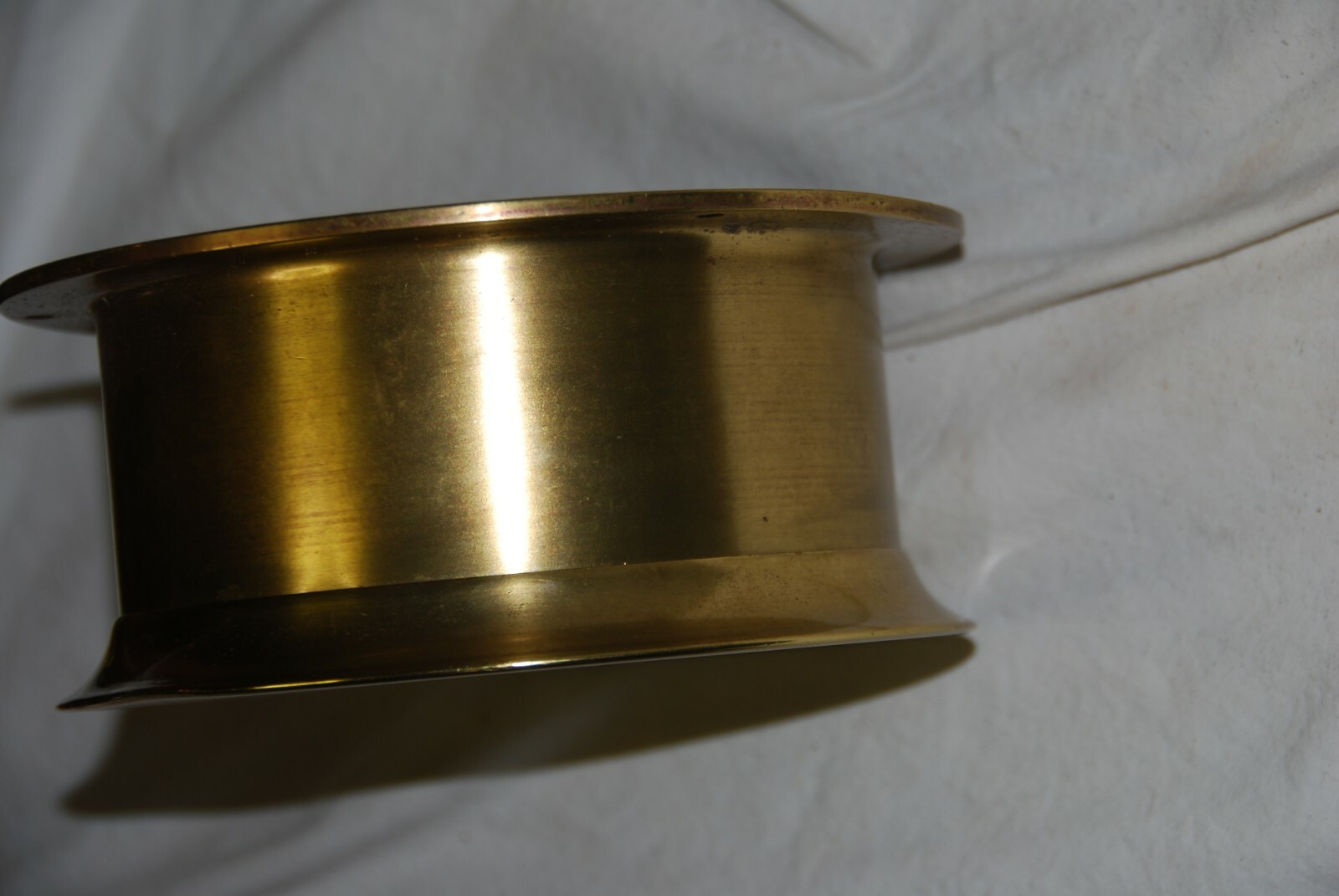 Exceptional WWII Era Chelsea Ships Bell Clock in Original Brass Case Great shape