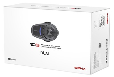 SENA 10S Bluetooth Motorcycle Universal Communication System Dual Pack 10S-01D