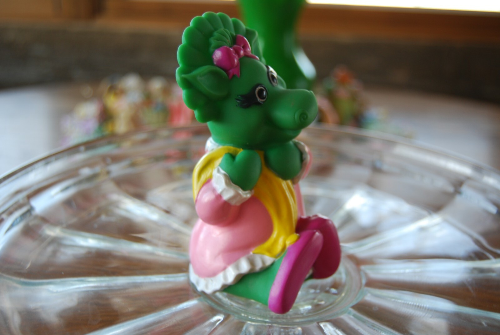 Vintage 1993 Lyons Group Baby Bop Barney and Friends Rubber Squeaky Toy