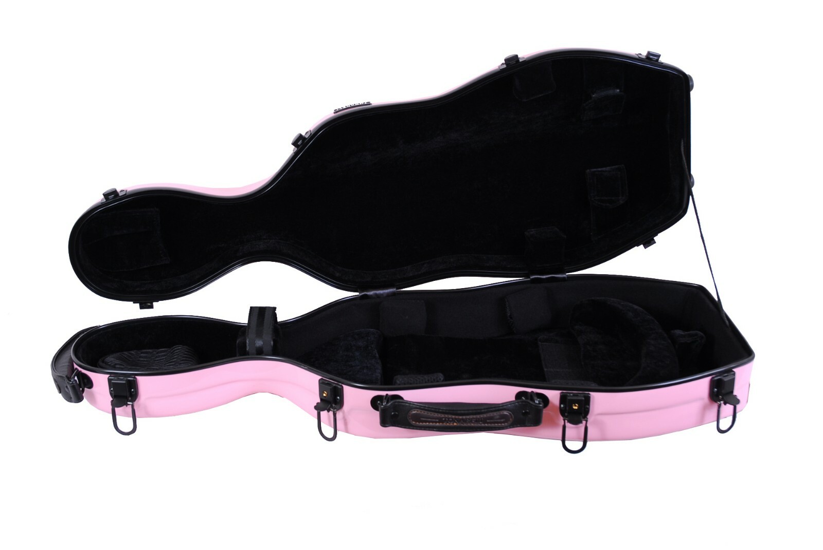 Original Tonareli Pink Fiberglass Viola Case with a Cosmetic Imperfection