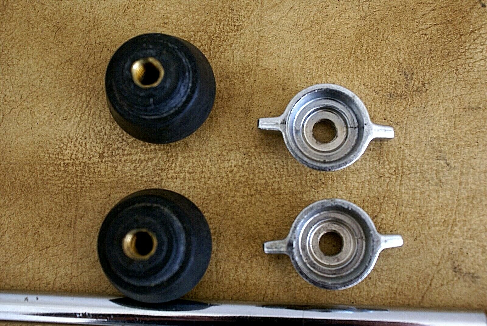 VINTAGE TAMA, 2 BASS DRUM SPURS, SUPERSTAR, 11 1/4