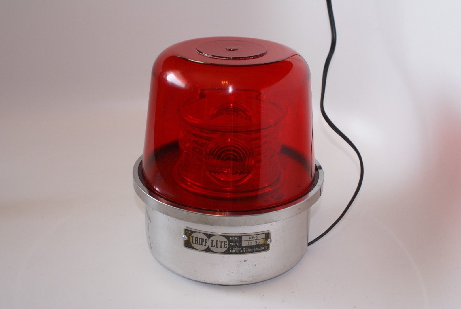 Vintage TRIPP LITE  Police, Fire, EMS Flashing Overhead Light, Man Cave, Garage!