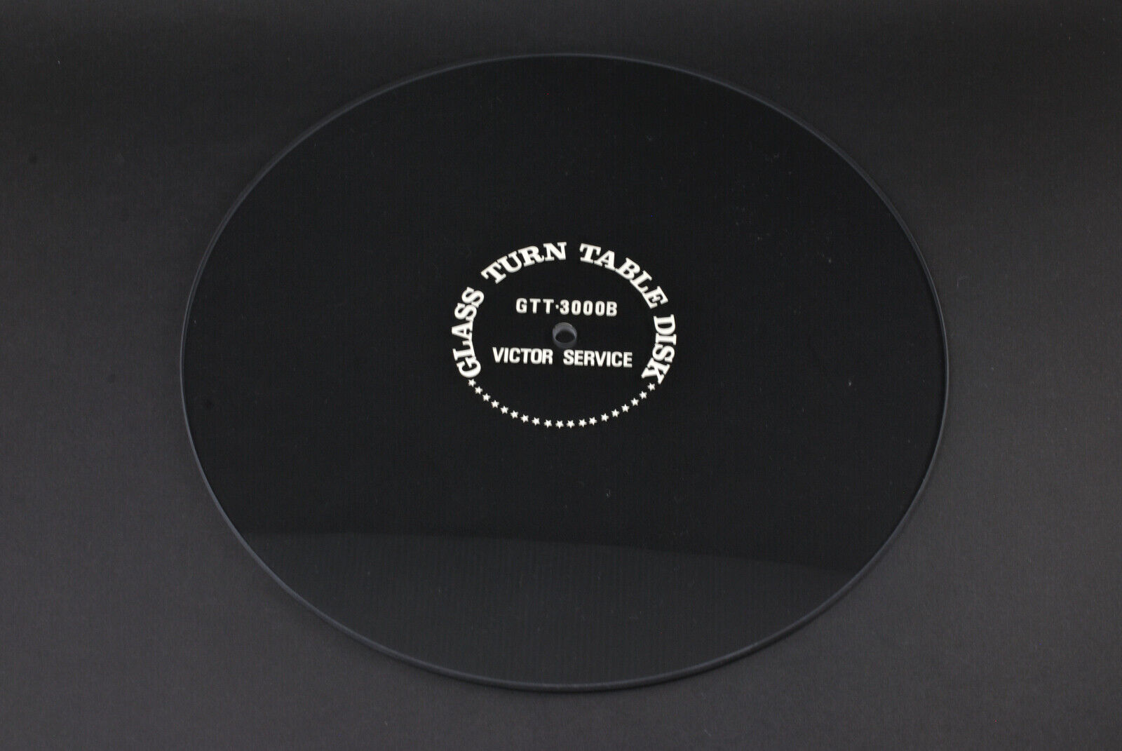 JVC Victor GTT-3000B Glass Turntable Disk Sheet Mat JVC Victor GTT-3000B Glass Turntable Disk Sheet Mat