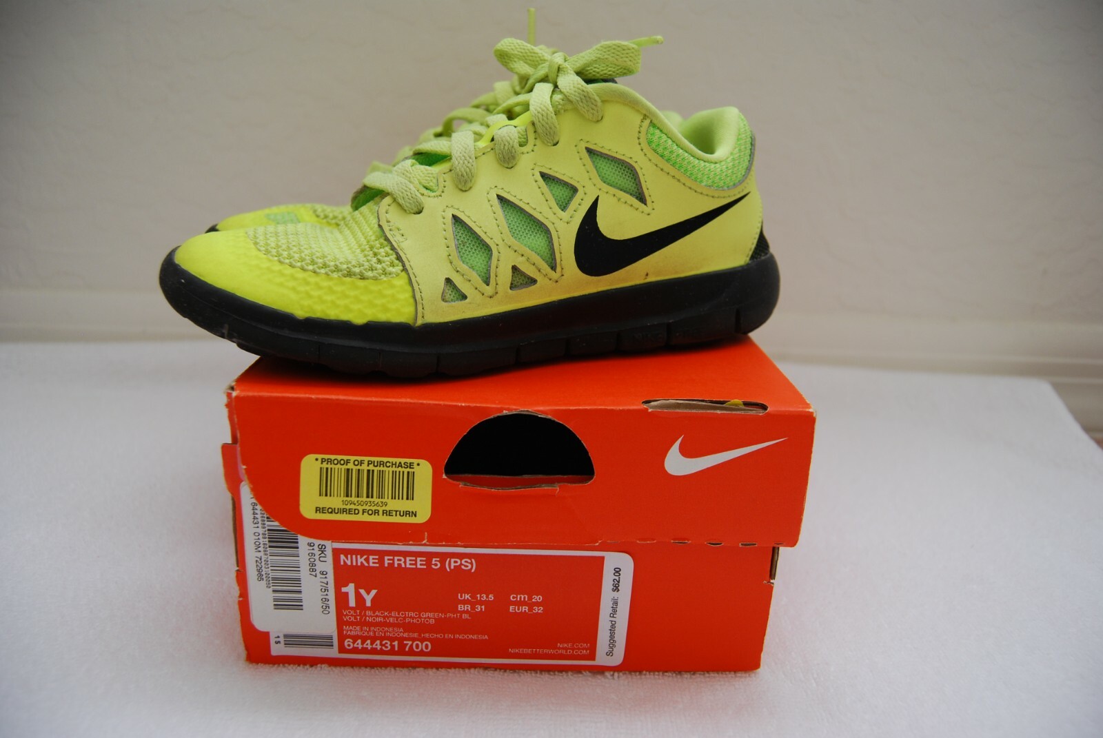 nike free 5.0 volt
