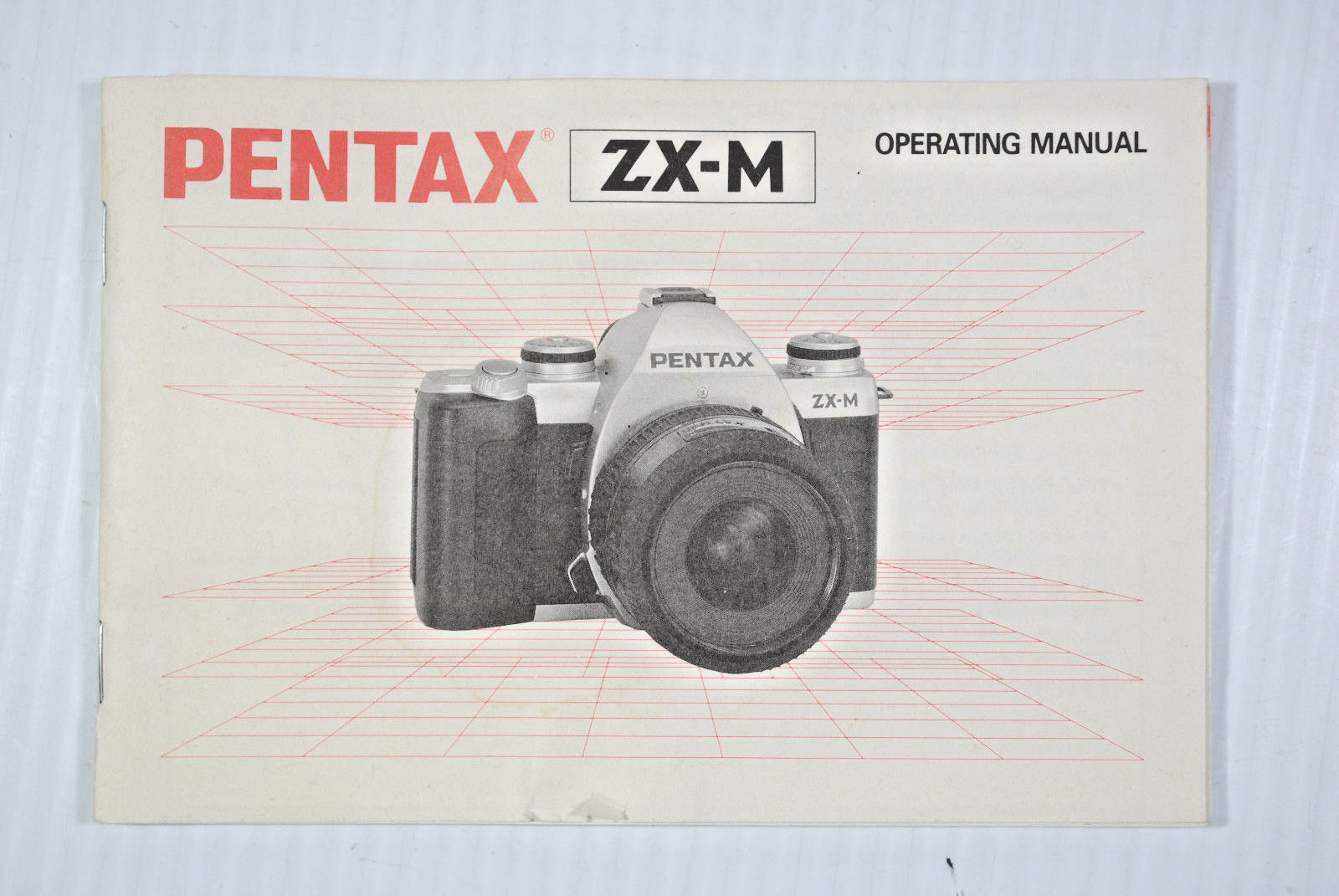 Genuine PENTAX ZX -M SLR 35mm CAMERA OWNERS INSTRUCTION