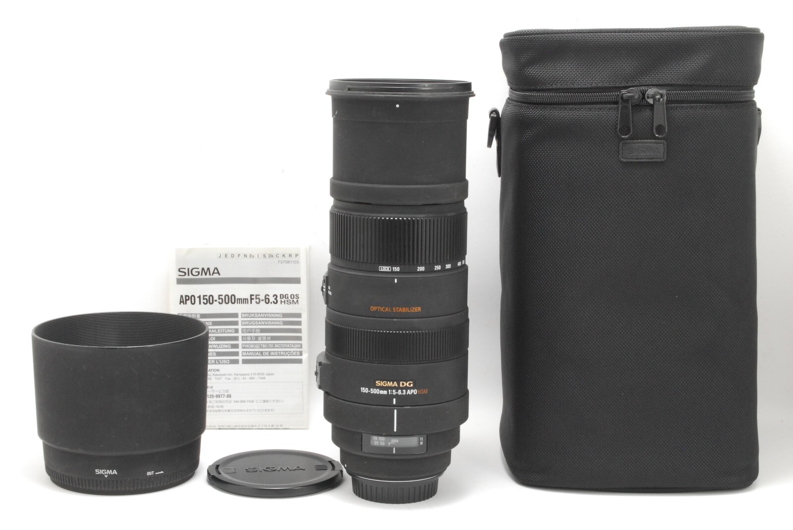 TESTED [EXC] Sigma APO 150-500mm f/5-6.3 DG OS HSM Zoom Lens