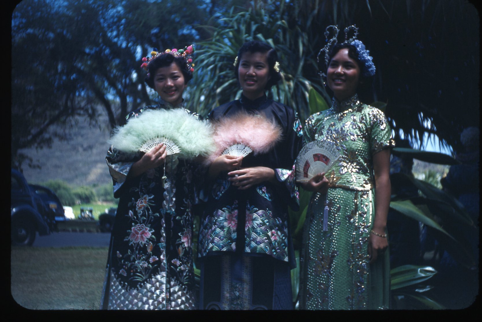 aʚ❤ɞaページ SL96 Original Slide 1950's Red Kodachrome Hawaii beautiful