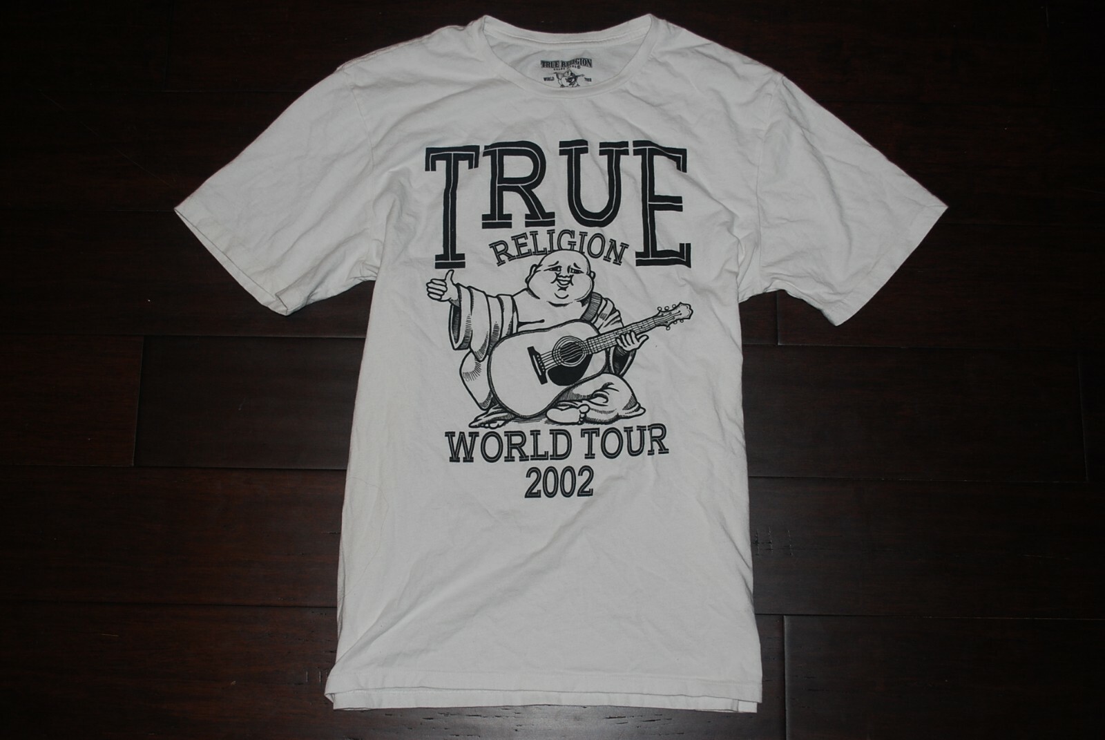 Men's True Religion Denim Jeans 2002 World Tour T-Shirt