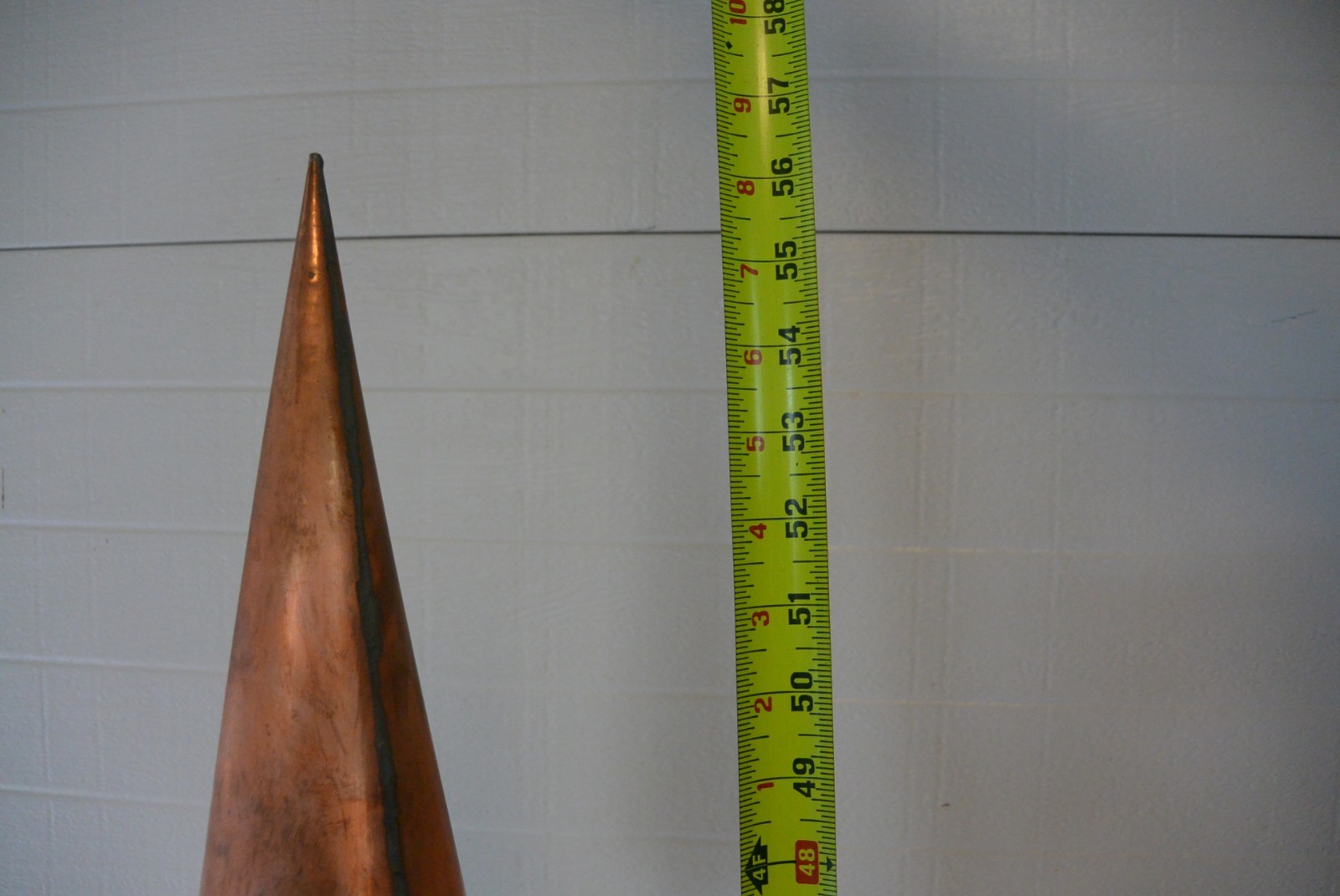 5 Ft. NIB Copper Finial. House, Gazebo. Roofing Spire. Garden Sculpture.