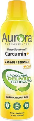 Aurora Nutrascience Mega-Liposomal Curcumin+ Vitamin C with CurcuVail,... 