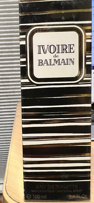 IVOIRE DE BALMAIN by BALMAIN spray EDT 3.3 oz~100 ml OLD DESIGN LARGE SEALED