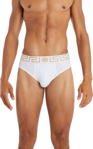 【関税込み】Versace Underwear ホワイト グレカ ソング Versace Underwearのホワイト グレカ ソングがセール中