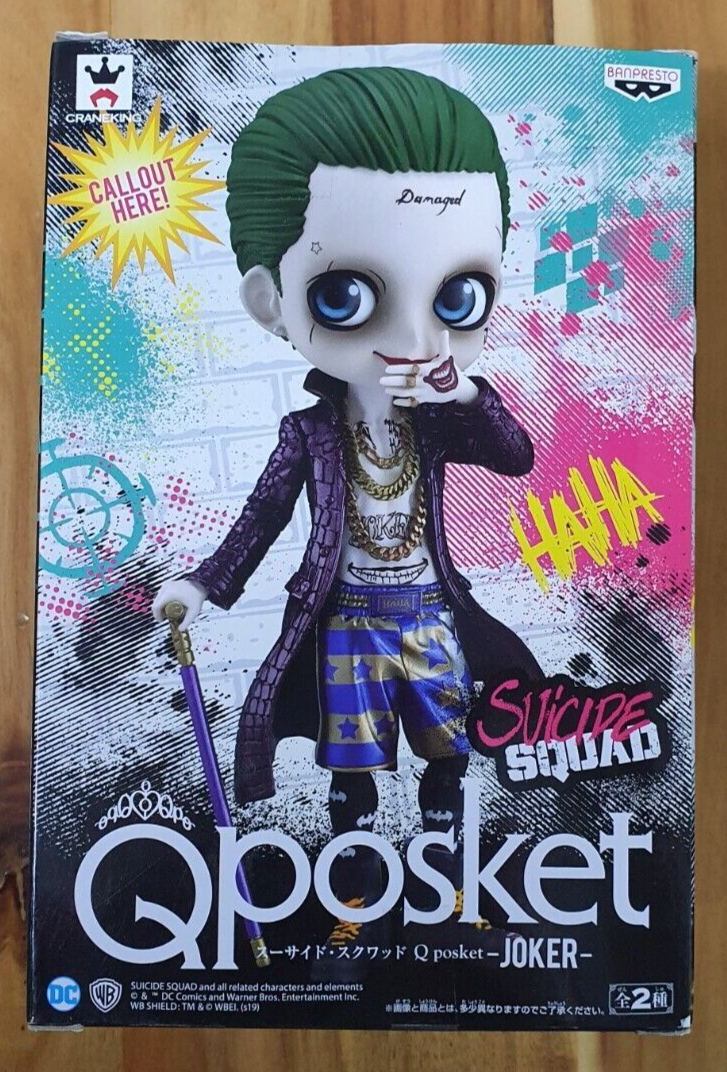 Banpresto Q Posket Joker Figure WB DC Comics Suicide Squad