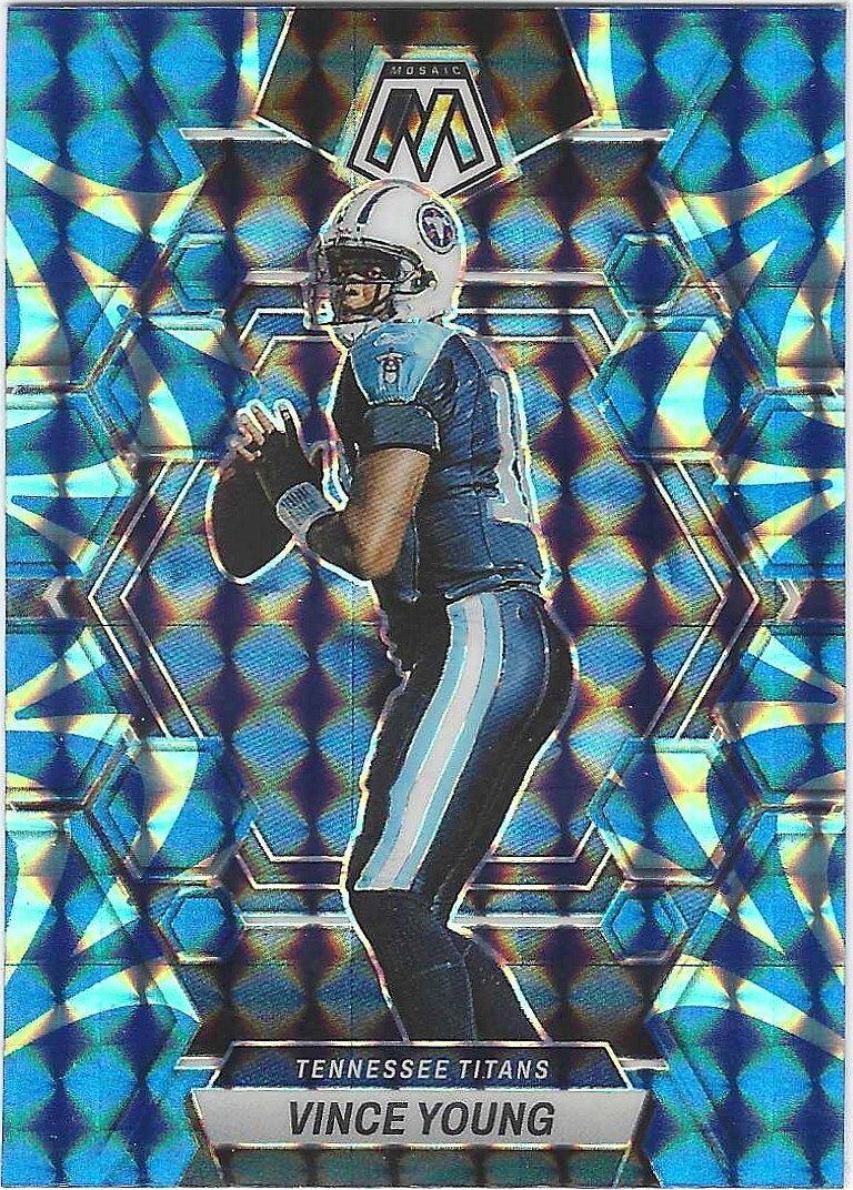 2023 Mosaic Vince Young Blue Prizm #241 Titans PWE | eBay