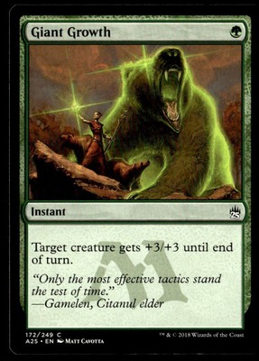 2018 Masters 25 Giant Growth Masters/Common #172