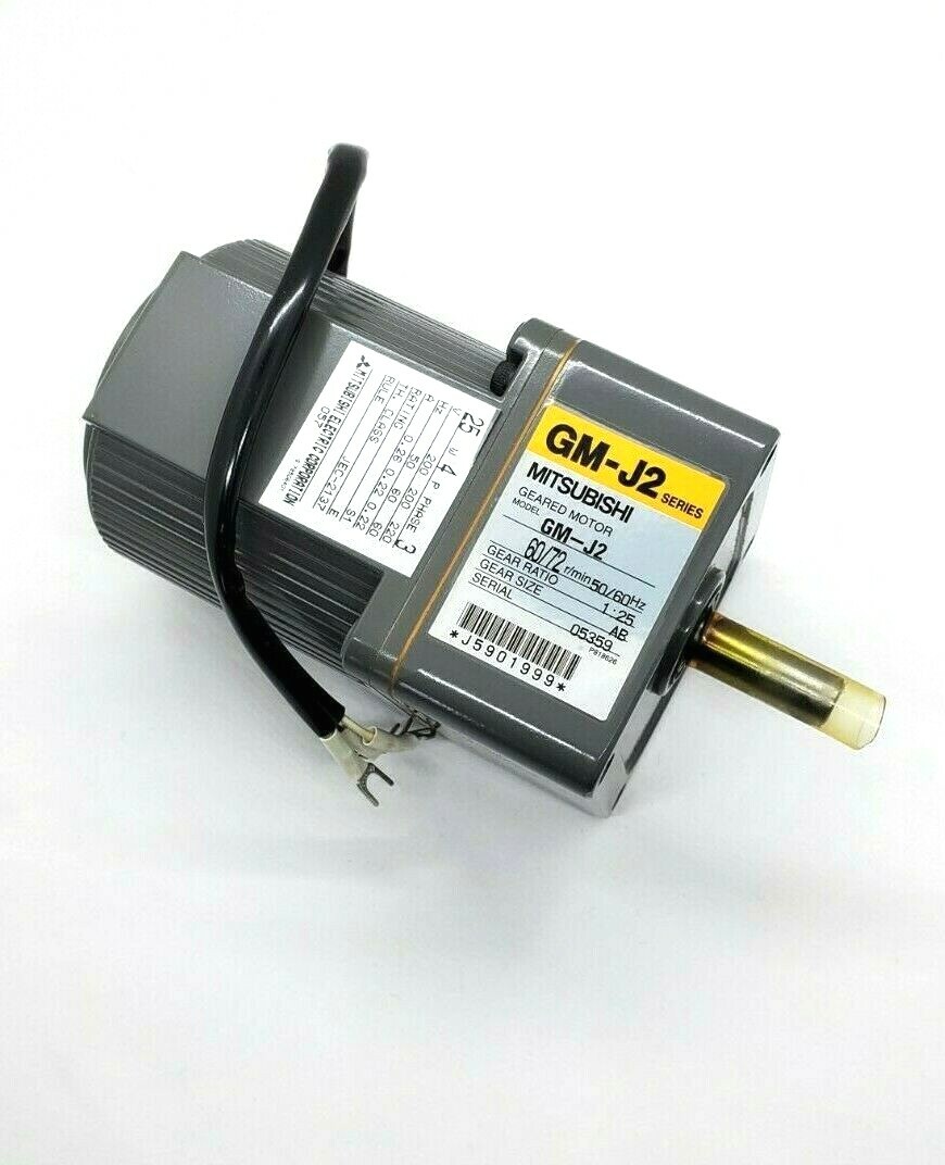 MITSUBISHI GM-J2 25W 200V 4P GEARED MOTOR *S17 | eBay