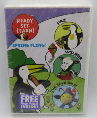 READY SET LEARN: SPRING FLING VOL. 2 ANIMATED DVD TEACHING EPISODES + FIN PUPPET
