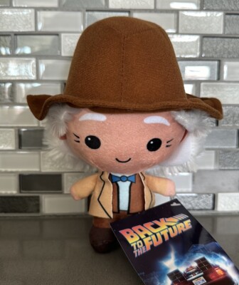 Back to the Future DOC BROWN Plush Doll Figure Universal Studios 7  / BRAND NEW