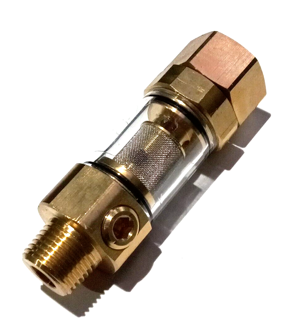 mumu　0418 MTM ClearView In-Line Filter With One 1/4 Bypass, 1/2