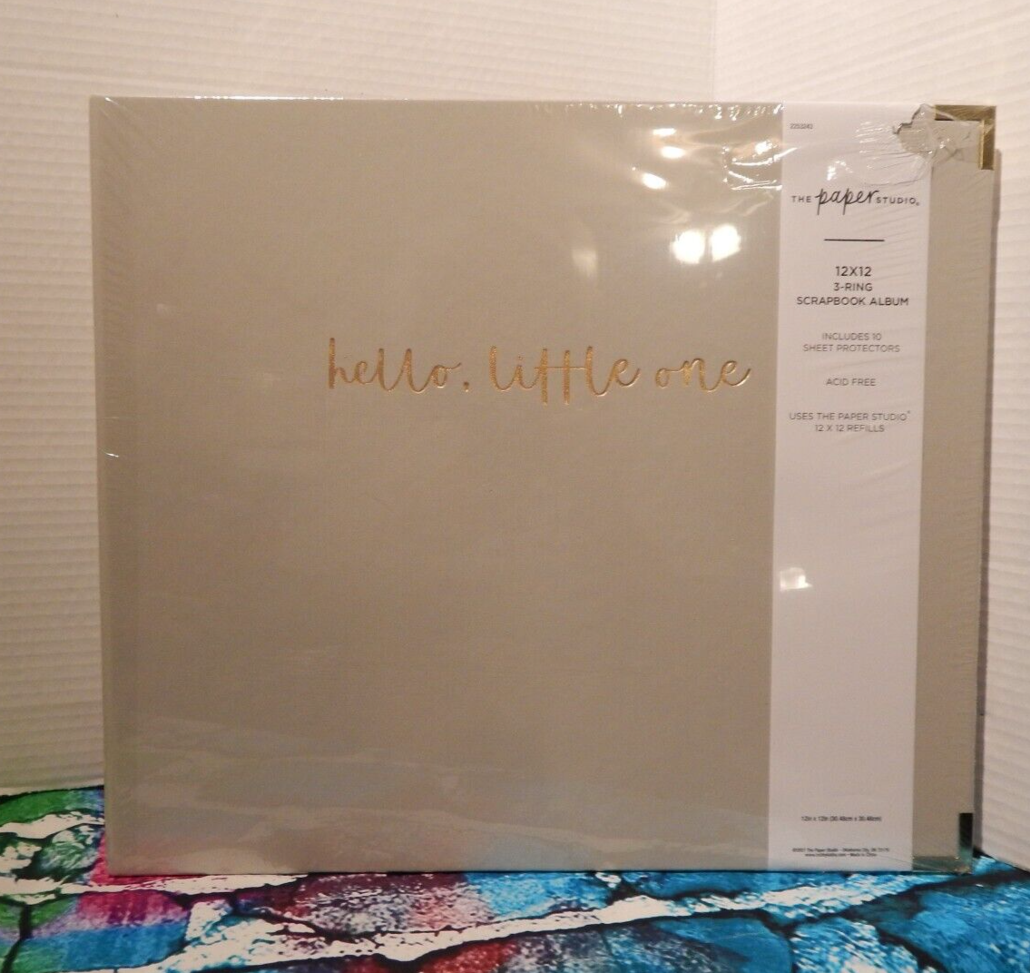 The Paper Studio 12x12 3-Ring Scrapbook Album/hello, little one