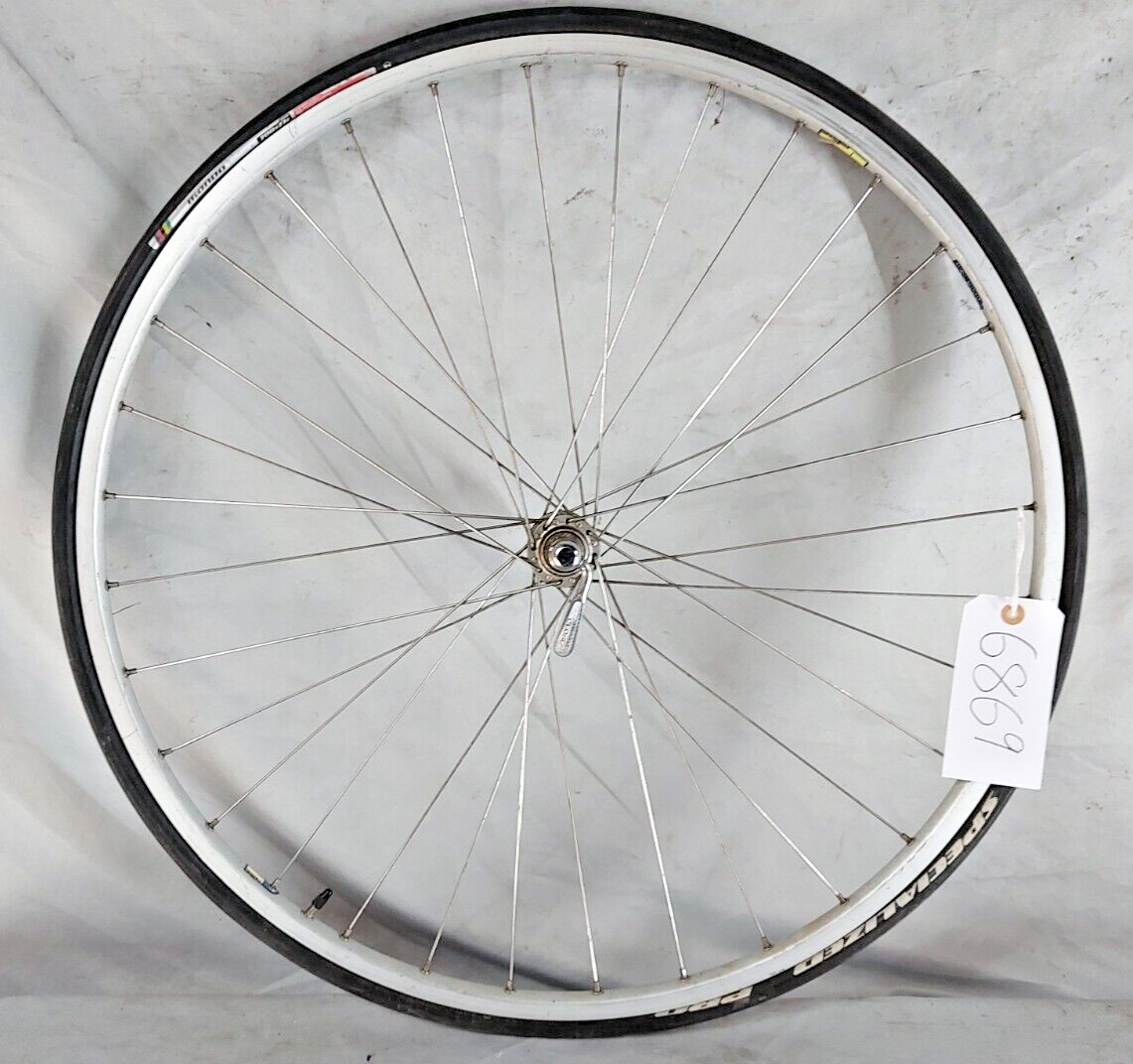 MAVIC リアホイール SHIMANO RX100 Shimano RX100 700c Front Road Bike Wheel Silver 100mm 32S PV