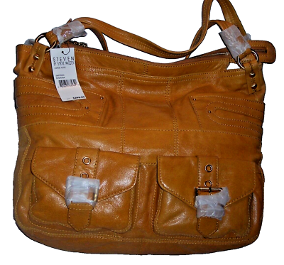 Steve madden deals closure cognac leather