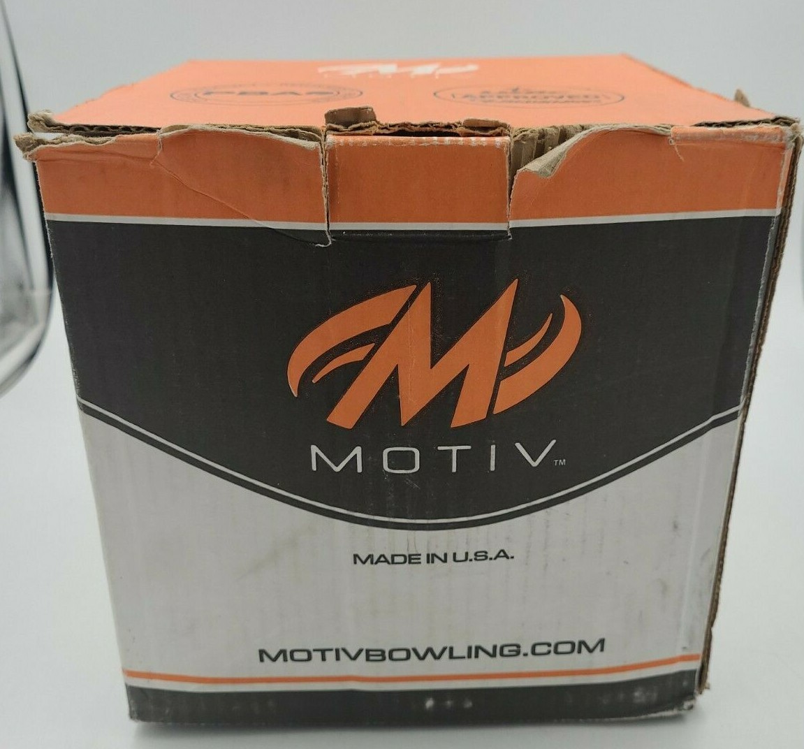 Motiv TRIBAL FIRE 15lb Bowling Ball (Used / Drilled) with Box = Retired